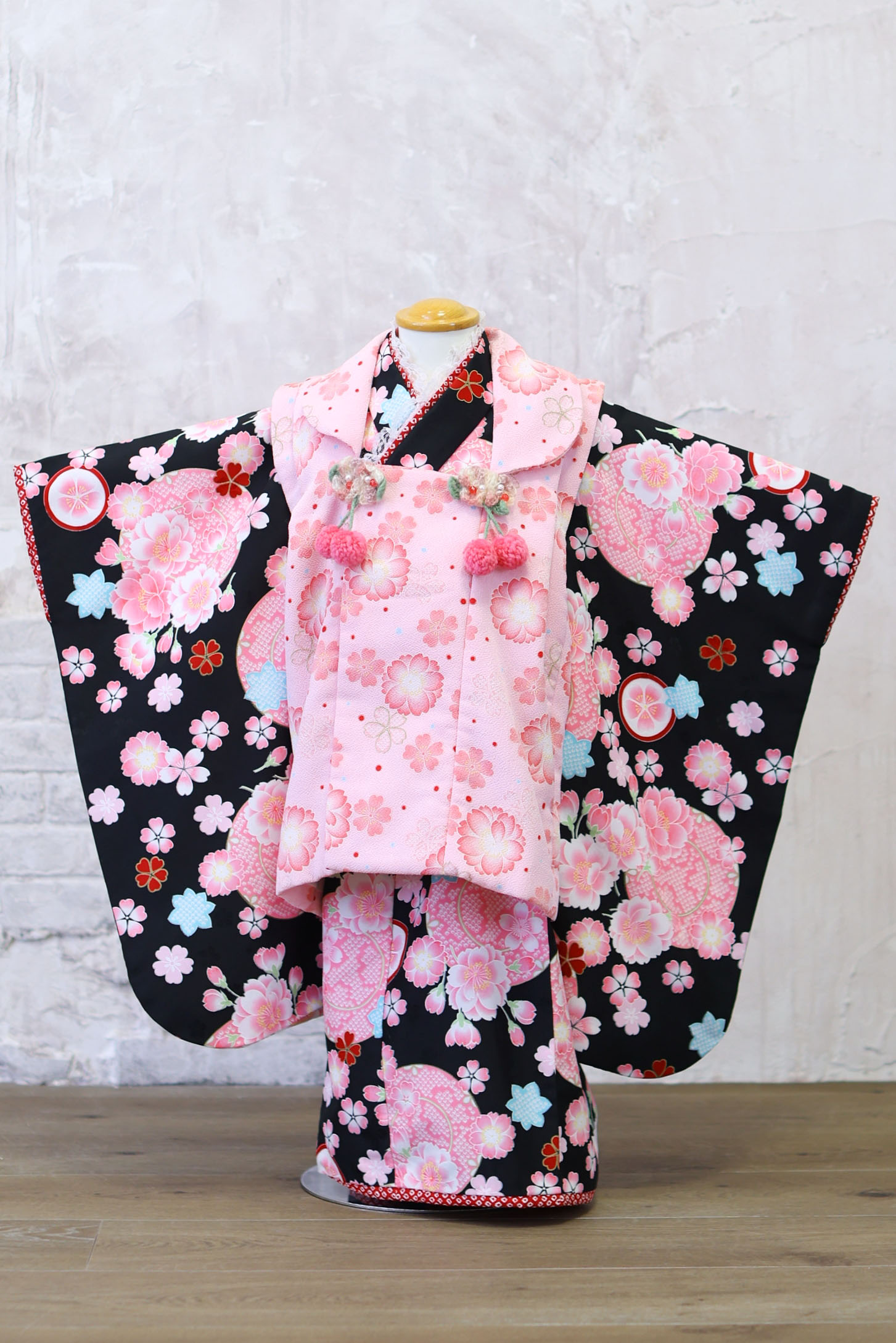 3歳女の子被布-16