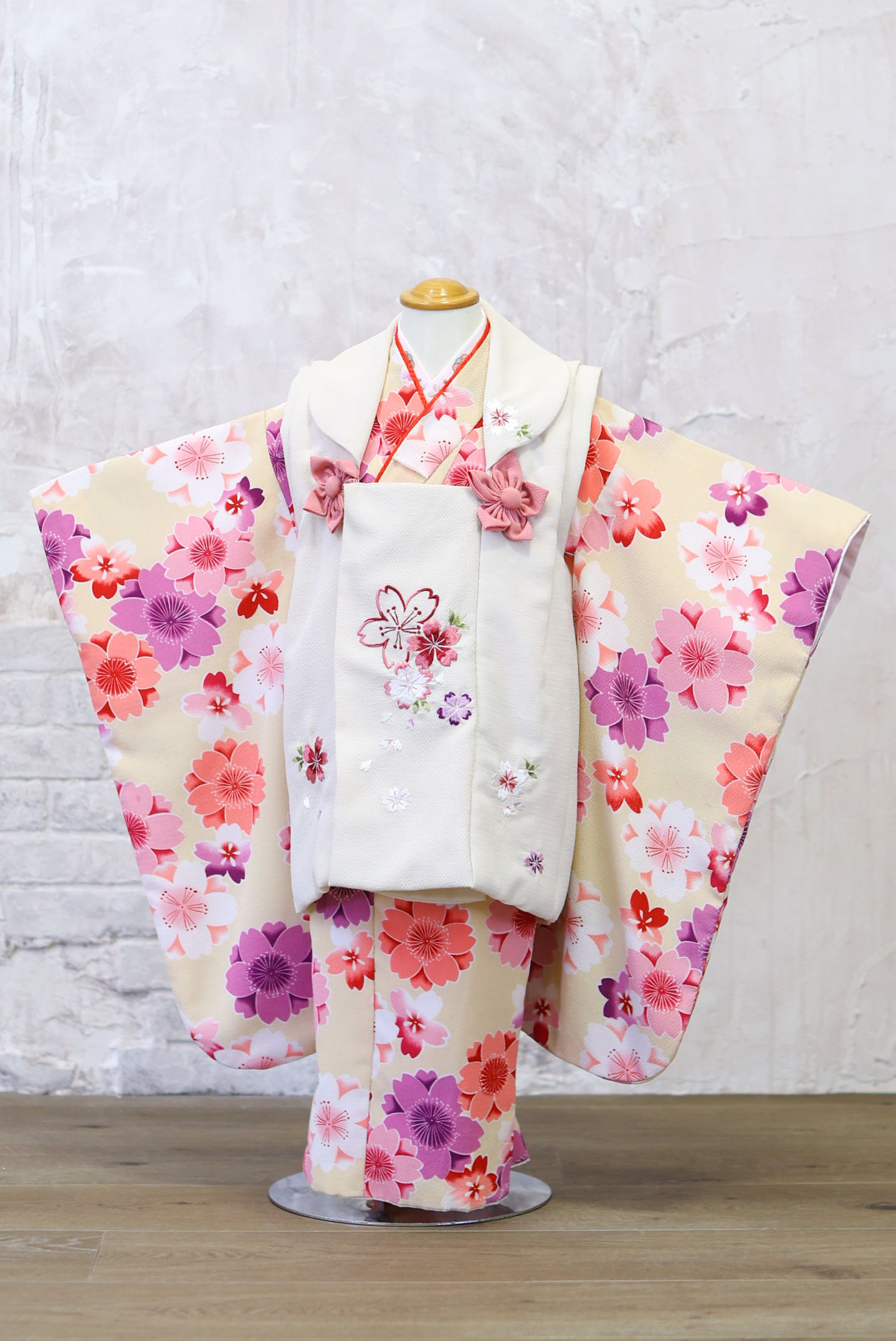 3歳女の子被布-5