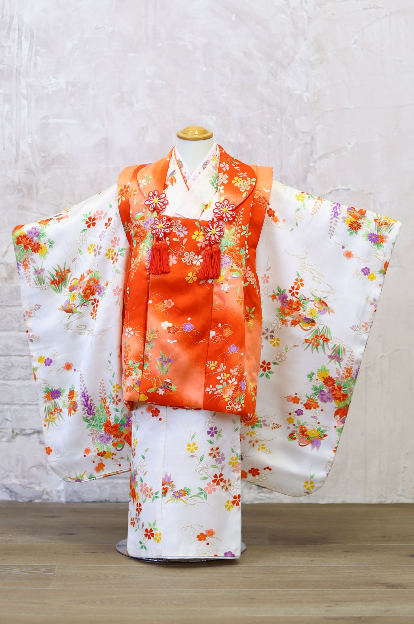 3歳女の子被布-13