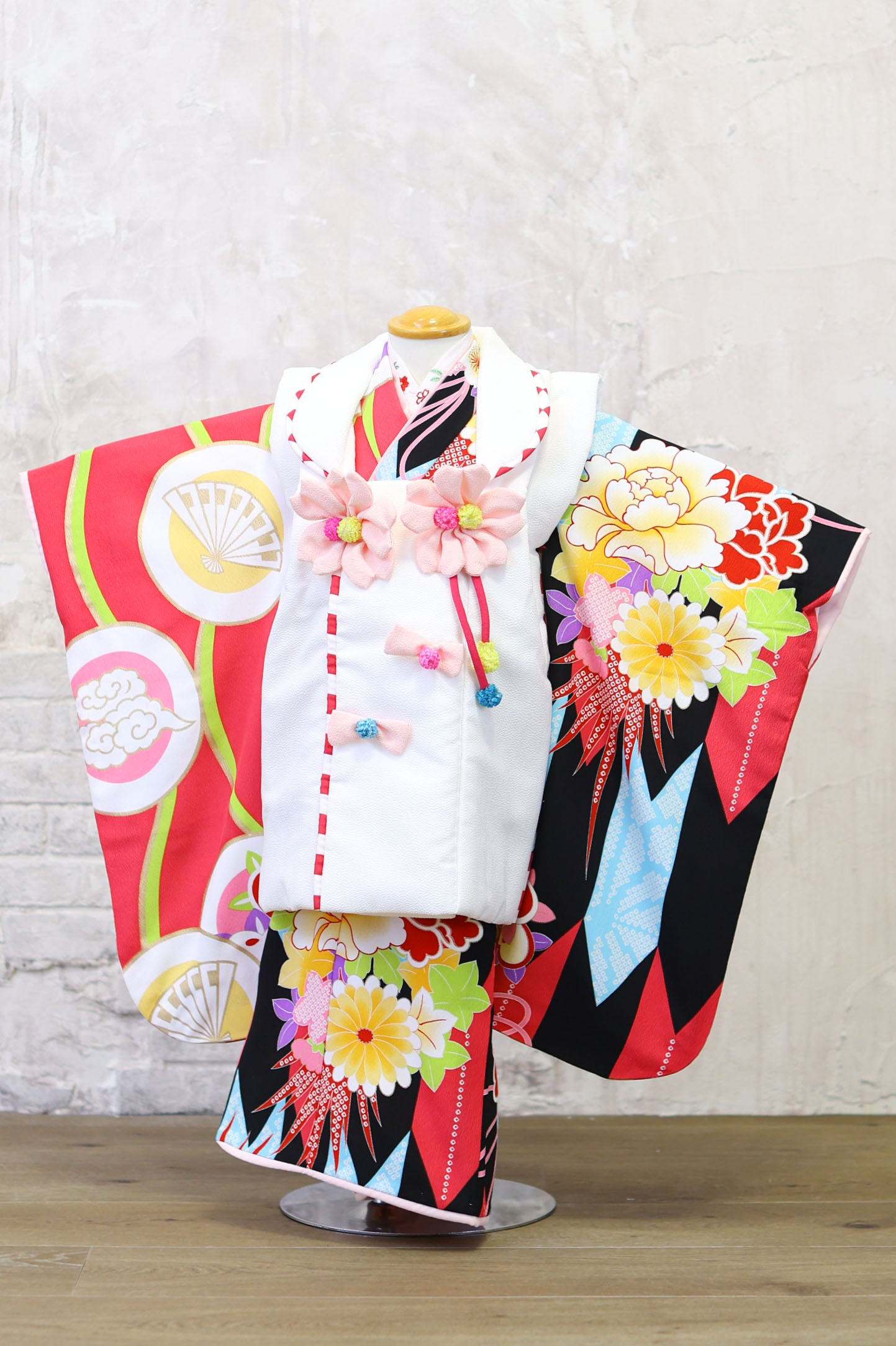 3歳女の子被布-6