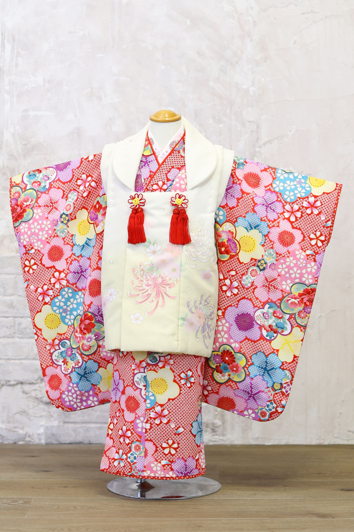 3歳女の子被布-14