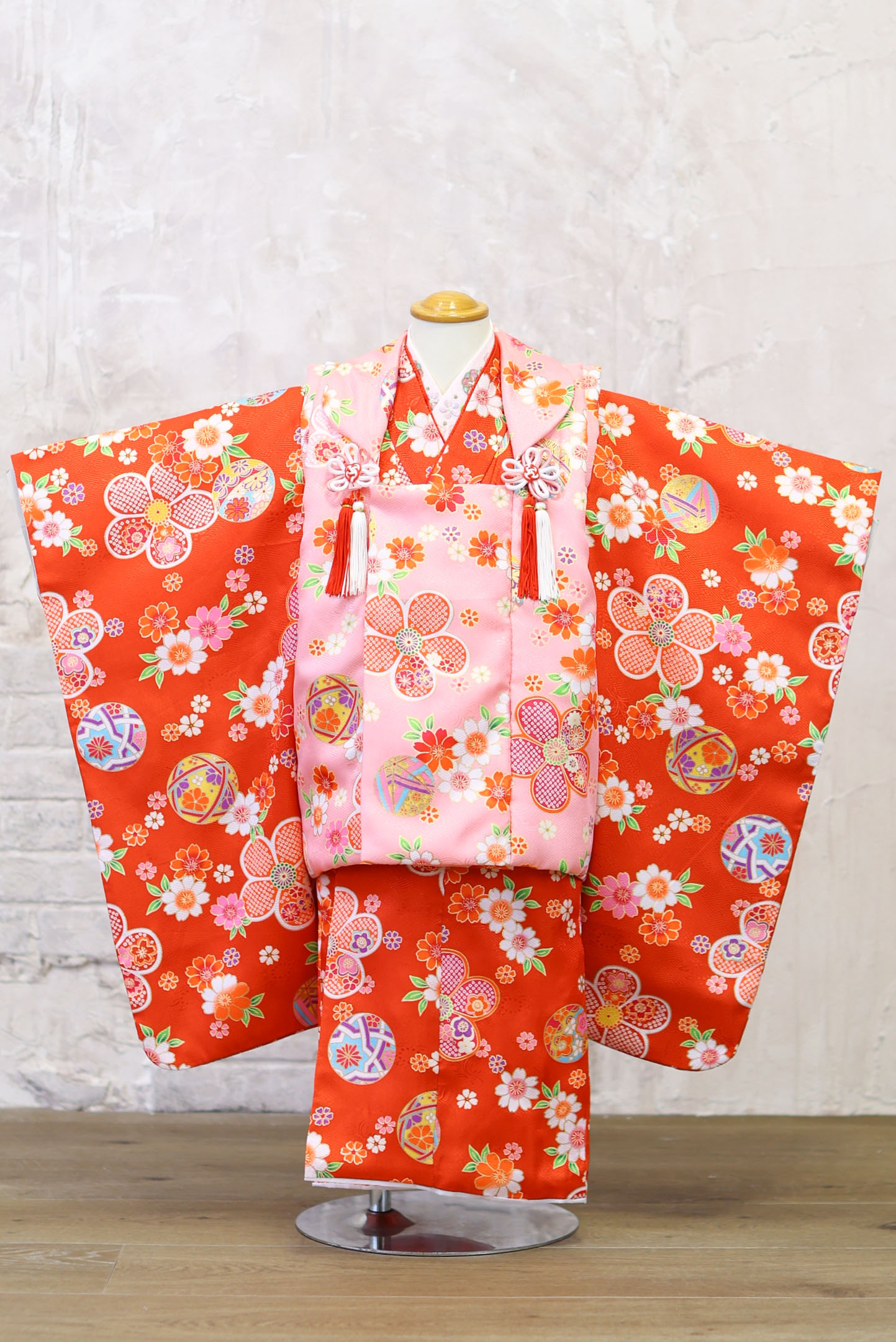 3歳女の子被布-10