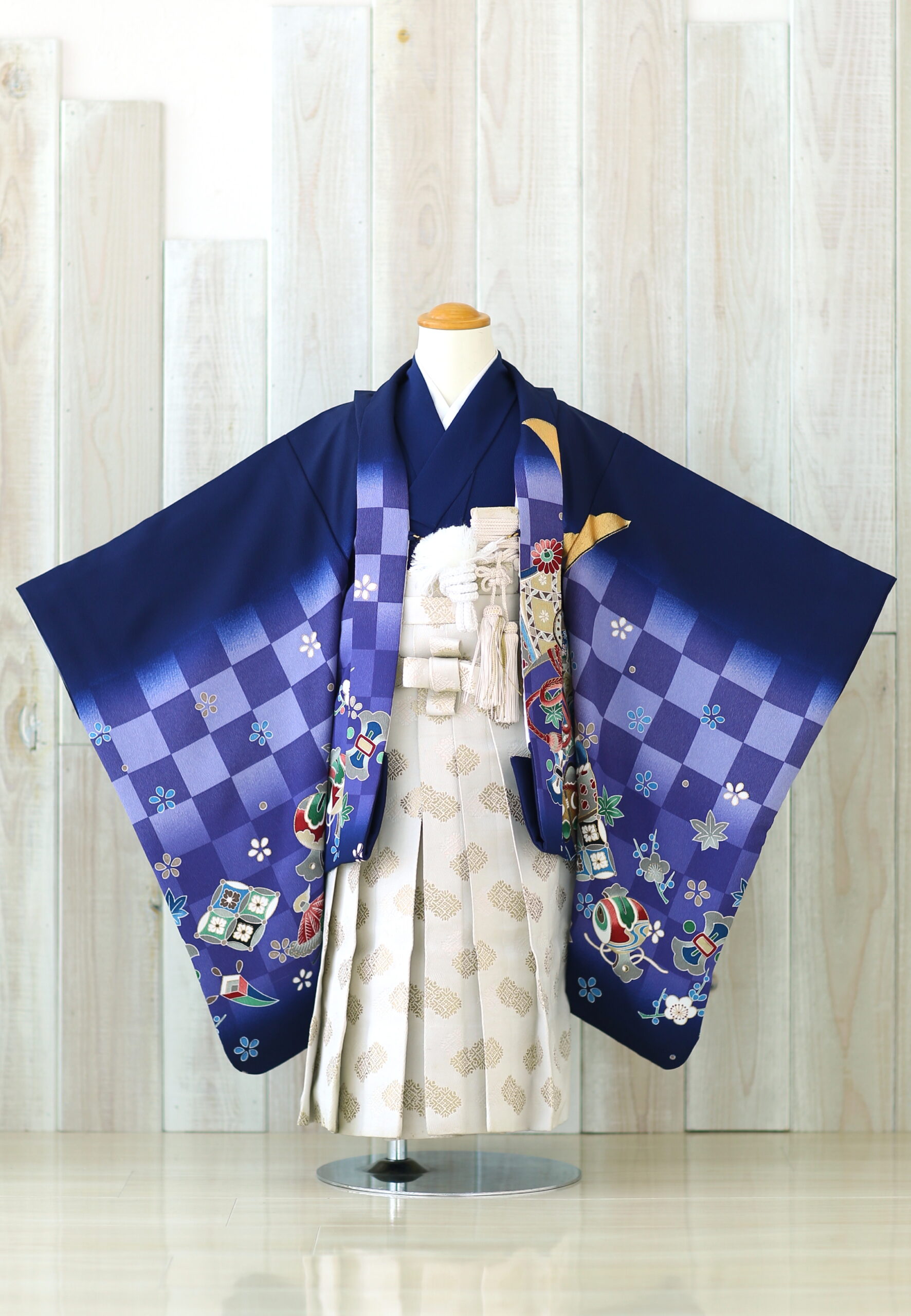 3歳男の子着物-1